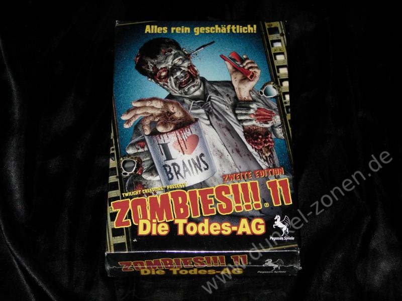 ZOMBIES!!! 11 DIE TODES-AG - 2. Edition Brettspiel eigenständig + Ergänzung v. Pegasus