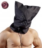 KOPF SACK - Head Bag Kopfsack in schwarz - Maske Haube Hood für Sklaven und Devote