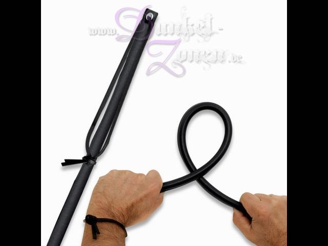 FLEXSTOCK FLEX-STOCK 15mm - aus PVC Kunststoff und Leder - schwarz oder rot
