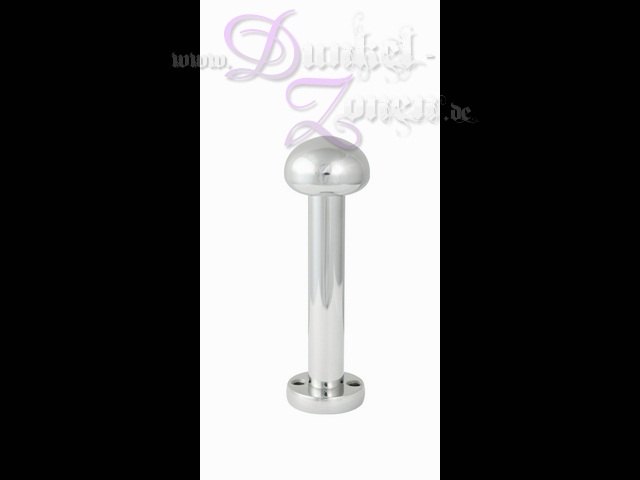 EDELSTAHL PILZKOPF-DILDO - 45mm - Edelstahldildo - Metalldildo