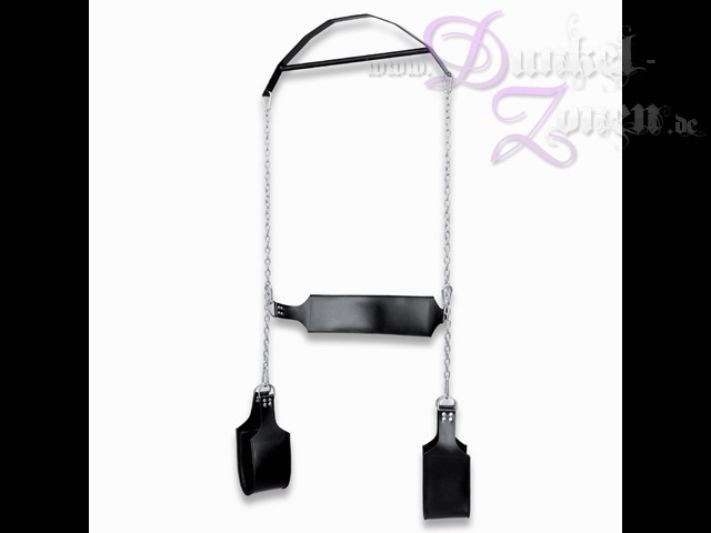 LIEBES-SCHAUKEL LEDER - Liebesschaukel Leder-Schaukel mit Gestell - Sextoy Möbel
