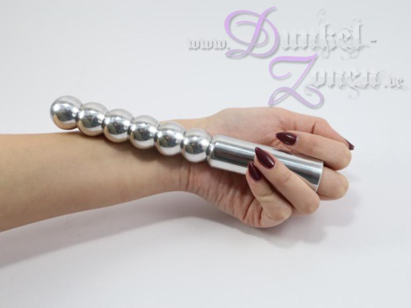 ALU FINGER-DILDO KUGELDILDO *SIX BALLS* - 6 Kugeln Metalldildo Fingerling Aluminium