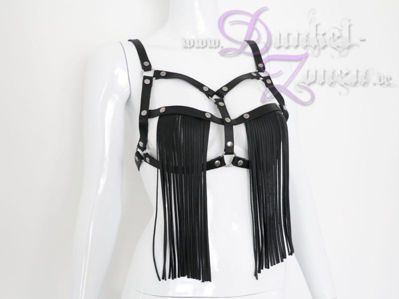 DAMEN BH *DEMONIC VAMPIRE* - Büstenhalter aus echtem Leder - BDSM Outfit