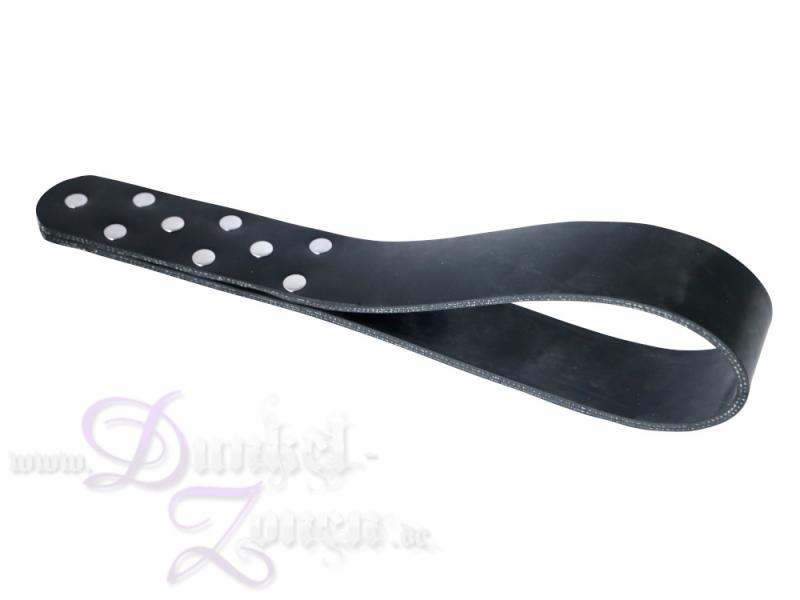 PADDEL SLAPPER aus Gummi - schwarz - Spanking Rubber Paddle Klatsche Werkzeug