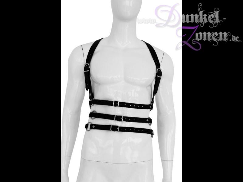 HERREN HARNESS *BODY* - Leder Körper Gurt Riemen Zaumzeug - BDSM-Outfit