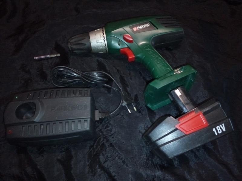 PARKSIDE AKKUSCHRAUBER DEFEKT Bohrmaschine + 18V AKKU + Ladeger&auml;t
