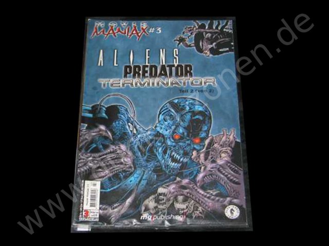 ALIENS PREDATOR TERMINATOR #2 v. Movie Maniax - MG Publishing - SciFi-Horror