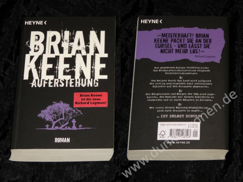 AUFERSTEHUNG - Brian Keene - Zombie Apokalypse Endzeit Roman Taschenbuch TB - Heyne