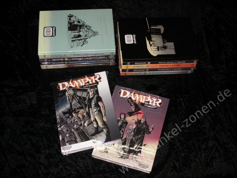 DAMPYR 01-10 - komplette Comic-Serie zu Vampiren, Dampyren, Dämonen und Co - gebunden
