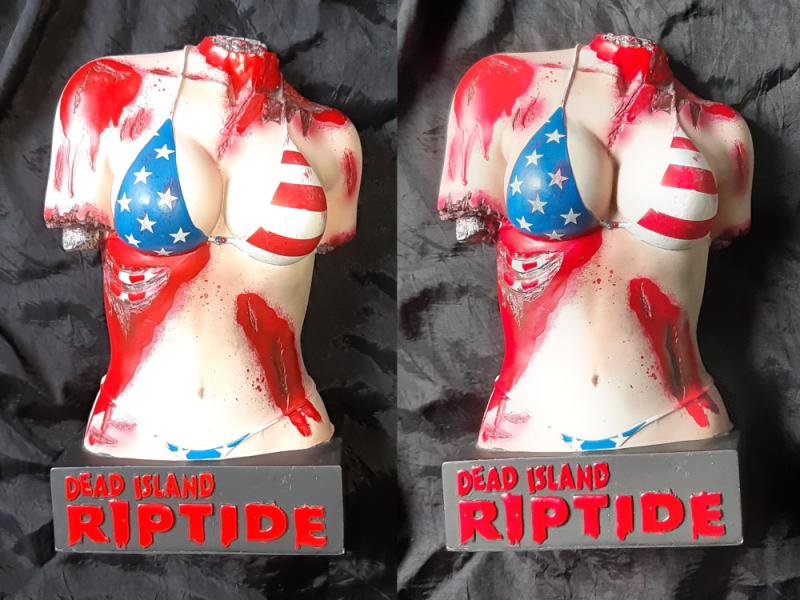 DEAD ISLAND Riptide ZOMBIE BAIT BUST - limitierte sexy Horror B&uuml;ste Figur Statue zum Videospiel