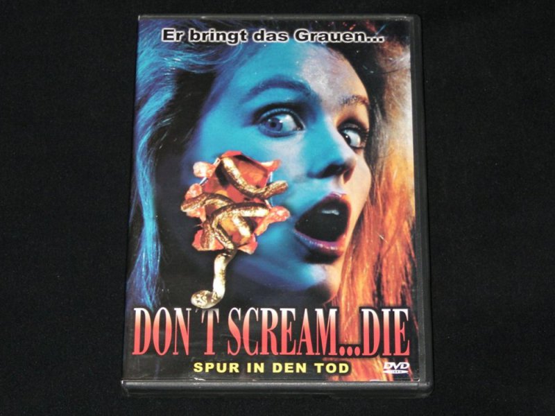 DVD - DON'T SCREAM... DIE - Spur in den Tod - Horrorfilm - Monster Ungeheuer Kreatur Wesen