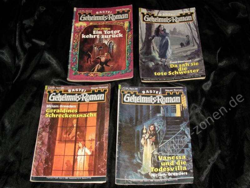 GEHEIMNIS-ROMAN - Bastei Verlag - Grusel - Mystery - Romane - Hefte - Paket Set