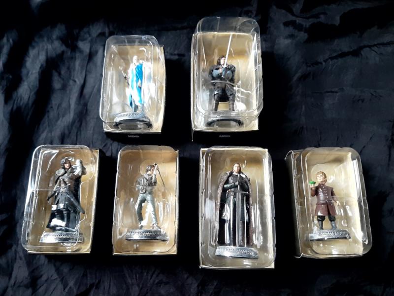GAME OF THRONES EAGLEMOSS SET Sammelfiguren - Daenerys Jon Snow Eddard Arya Stark Tyrion Lannister