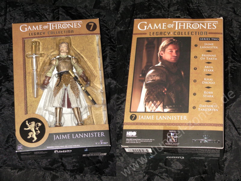 GAME OF THRONES - JAIME LANNISTER - Legacy Collection Nr. 7 Actionfigur v. Funko - Saga