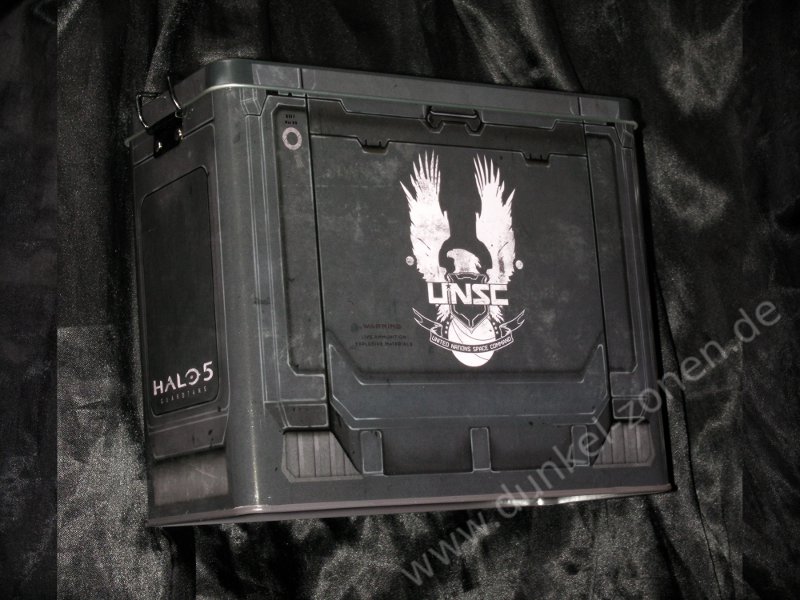 HALO 5 UNSC TIN AMMO BULLET LUNCH BOX - Loot Crate exclusive Munitionskiste RAR
