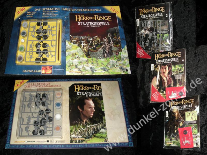 HERR DER RINGE - STRATEGIESPIELE IN MITTELERDE 1 2 3 4 6 Set Games Workshop GW DeAgostini