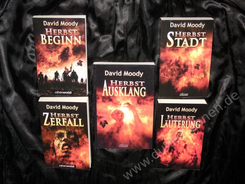 HERBST 1 2 3 4 5 - David Moody Zombie Horror Romane Set - Beginn Stadt Läuterung Zerfall Ausklang