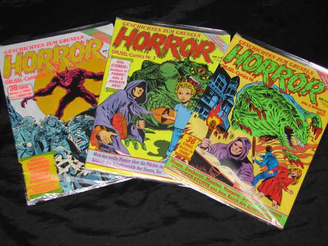 HORROR - groß - Comic v. Condor-Interpart-Verlag - Grusel - zur Auswahl