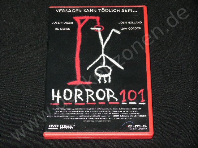 DVD - HORROR 101 - Angst Psycho Thriller Horrorfilm Collage Slasher 