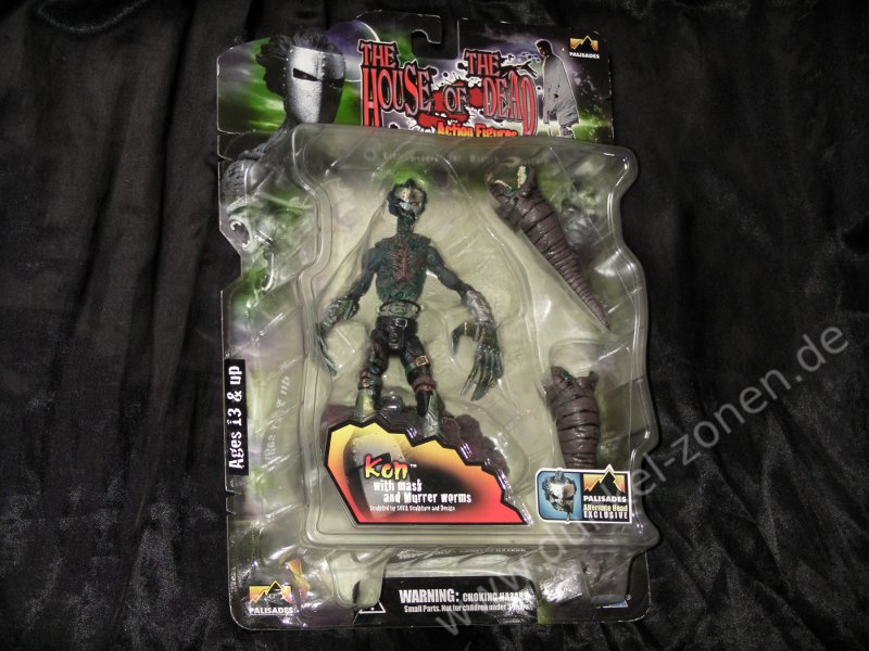 HOUSE OF THE DEAD KEN WITH MASK MURRER WORMS - Horror Videospiel Figur Palisades