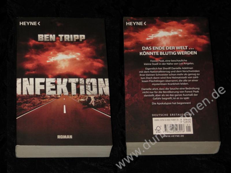 INFEKTION - Ben Tripp - Dystopie Endzeit Zombie Apokalypse Roman Taschenbuch TB - Heyne