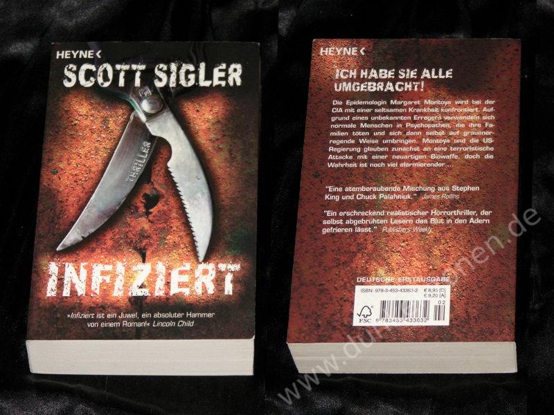 INFIZIERT - Scott Sigler  - Zombie Horror Roman Taschenbuch TB - Heyne