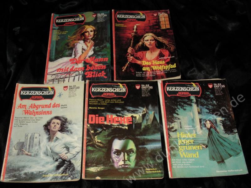 KERZENSCHEIN ROMAN - Kelter Verlag - Grusel - Mystery - Romane - Hefte - Paket Set