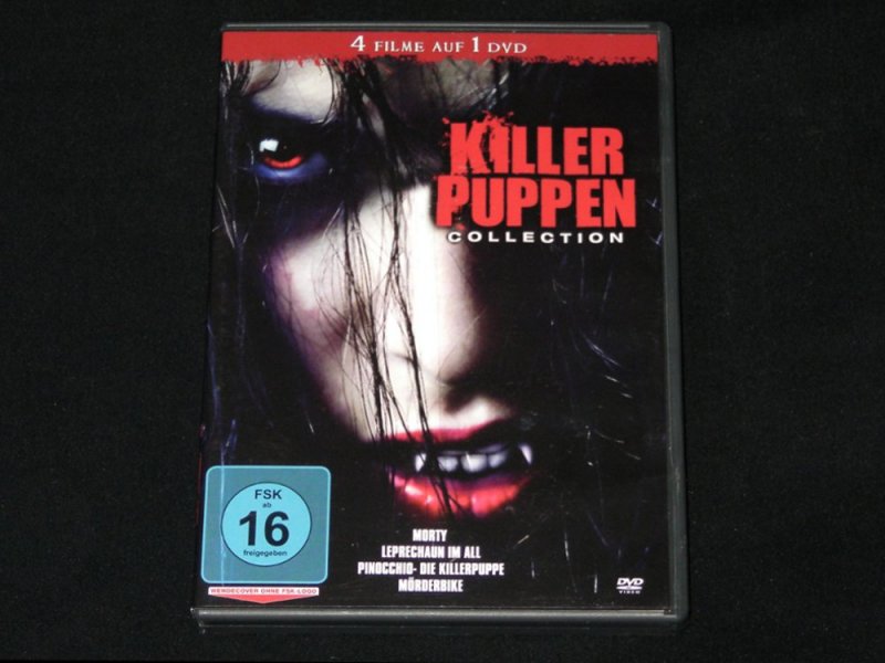 DVD - KILLERPUPPEN - Collection mit Wendecover - Morty, Leprechaun, Pinocchio, Mörderbike