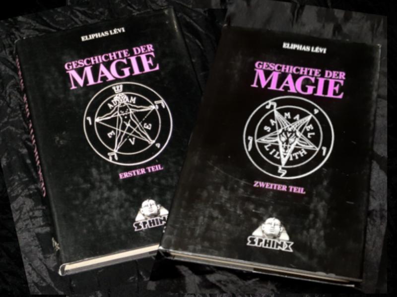 ELIPHAS LEVI - Geschichte der Magie - Teil 1+2 - Okkultismus Esoterik Grundlagen Buch Sachbuch Set