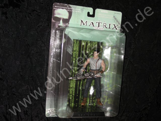 MATRIX FIGUR TANK - Actionfigur mit Zubehör v. N2 Toys aus 2000 OVP