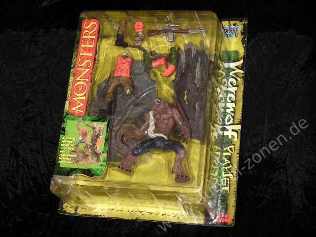 MONSTERS PLAYSET SERIE 1 WEREWOLF - Werwolf Action Figuren Set OVP Box McFarlane