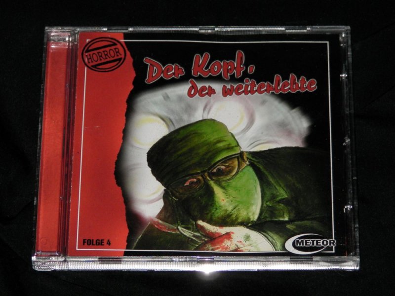 METEOR-HORROR Nr. 4 - DER KOPF, DER WEITERLEBTE - Grusel Horror Hörspiel - CD v. Meteor