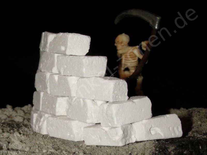 STEINE SET 06 - STEINQUADER STEINBLÖCKE TRÜMMER - Tabletop - Militär - Modellbau