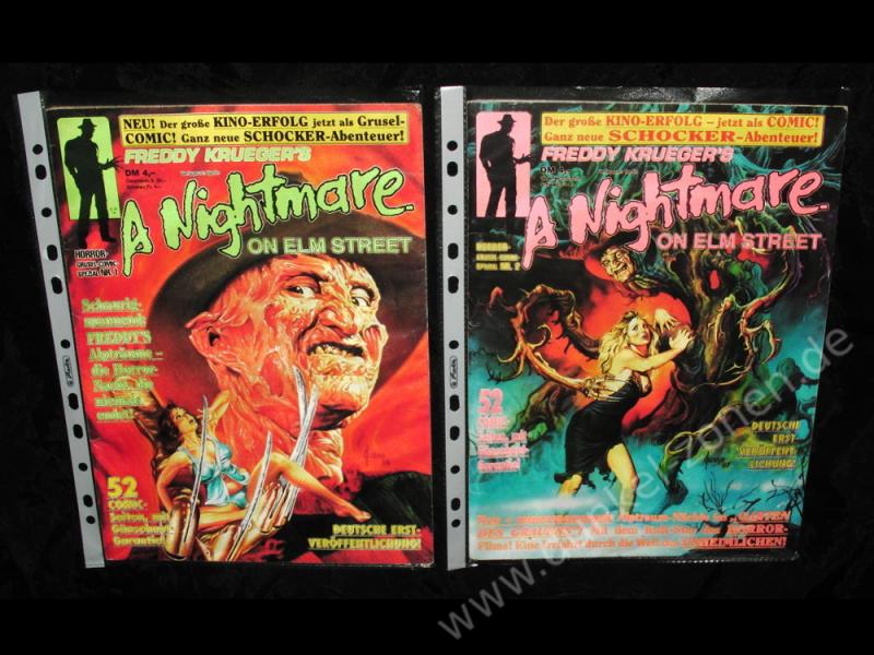 NIGHTMARE ON ELM STREET 1-2 - Horror-Grusel-Comic-Spezial Set v. Condor - Freddy Krueger