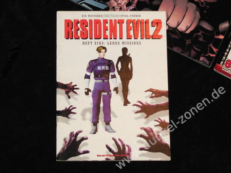 RESIDENT EVIL 2 - LEONS MISSIONS Spiel-Führer für PS Zombie-Horror v. Capcom