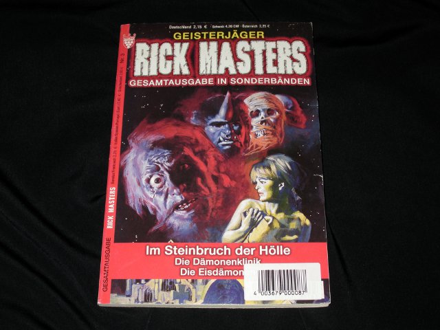 RICK MASTERS #3 - Geisterjäger als Sonderband v. Kelter