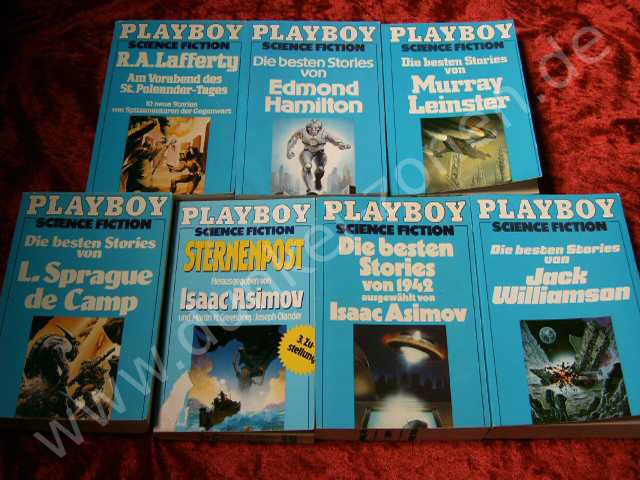 SCIFI - ROMANPAKET 13 - MOEWIG - PLAYBOY - 7 x TB - Shortstories