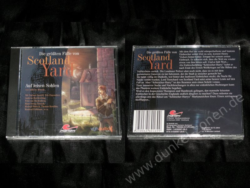 GRÖßTEN FÄLLE VON SCOTLAND YARD 2, DIE - AUF LEISEN SOHLEN - Krimi Hörspiel Geschichte