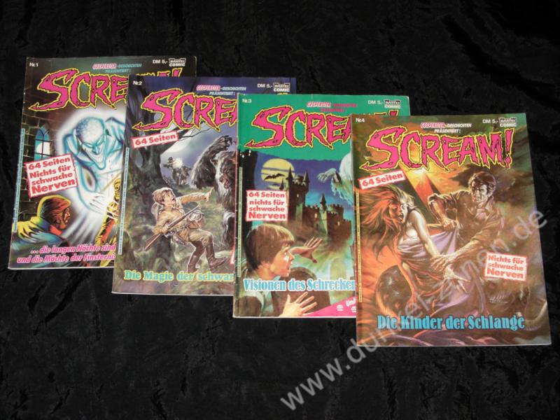 SCREAM - Gespenster Geschichten - Gruselcomics - Bastei Verlag zur  Auswahl