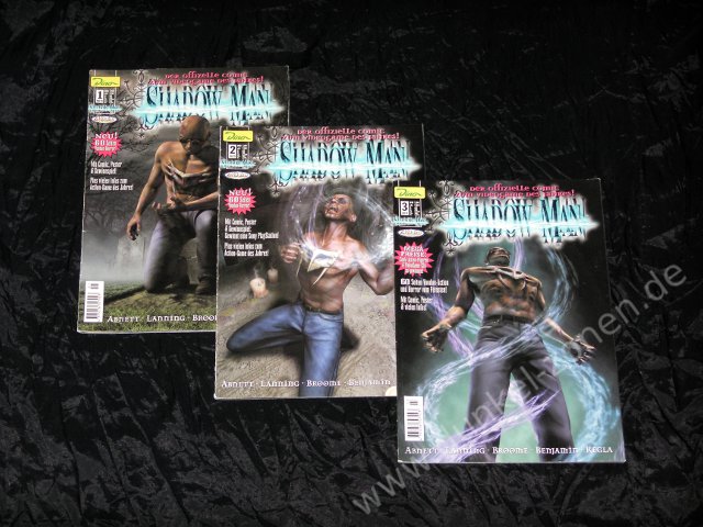 SHADOW MAN 1-3 - Horror Grusel Comicserie komplett - Dino