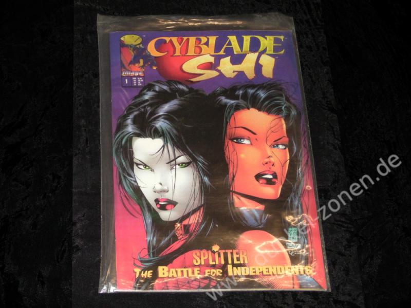 SHI - CYBLADE / SHI 1 (von 1) - Asia Superheldin Action Comic Heft - Splitter