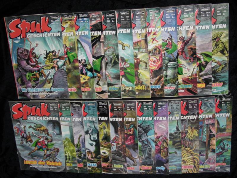 SPUK GESCHICHTEN zw. 380-411 - 20x Comic Hefte - Paket Konvolut Sammlung Gespenster