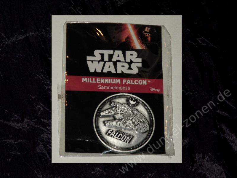 STAR WARS SAMMELMÜNZE - Millennium Falcon - Krieg der Sterne - Rasende Falke - Science Fiction