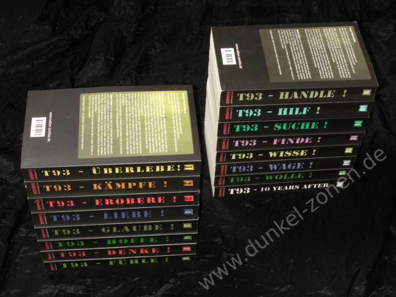 T93 - 1-16 Zombie-Roman Reihe komplett Taschenbücher von Clayton Husker Dystopie Endzeit Horror