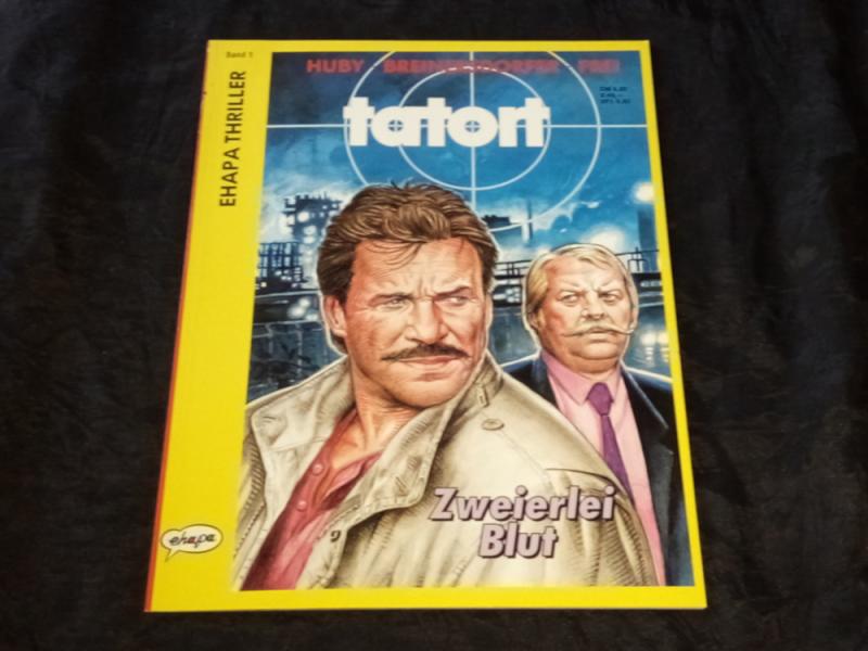 TATORT Zweierlei Blut Ehapa Krimi Comic Album Schimanski TV Kult