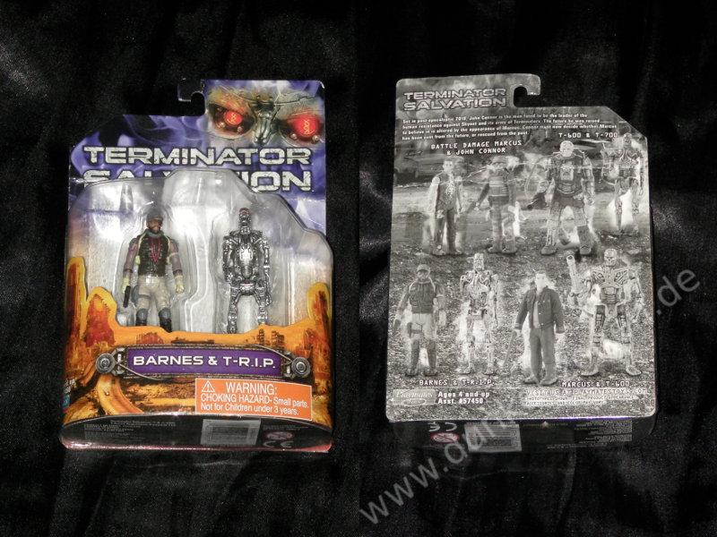 TERMINATOR SALVATION - BARNES + T-R.I.P. Playmates Action Figuren 2-Pack OVP RAR