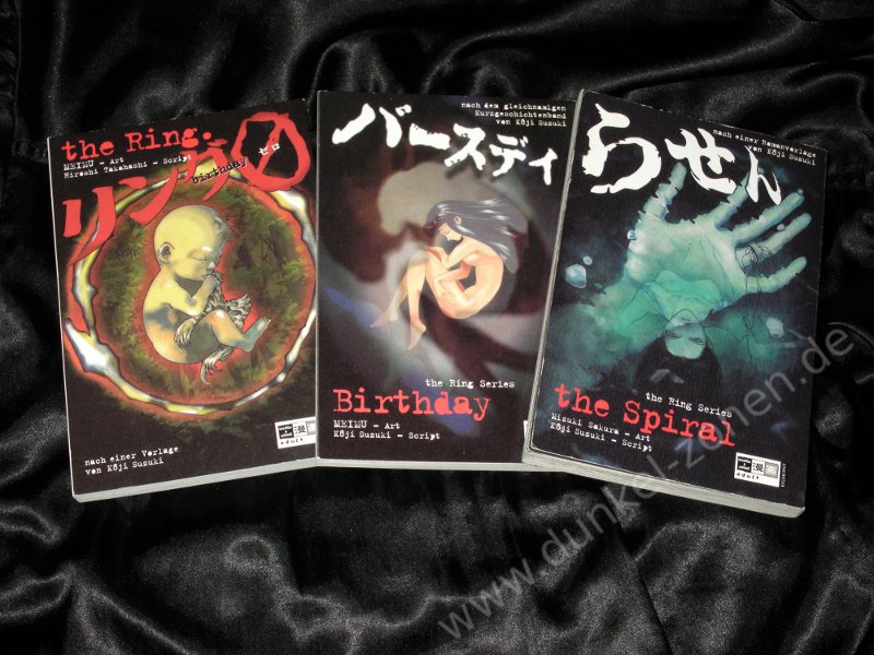 THE RING SERIES AUSWAHL - 0 Birthday Spiral - Asia Horror Grusel Manga Comic Egmont 