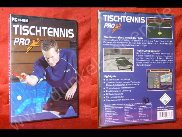 TISCHTENNIS PRO - Sport - Spiel - Game - Tabletennis - PC