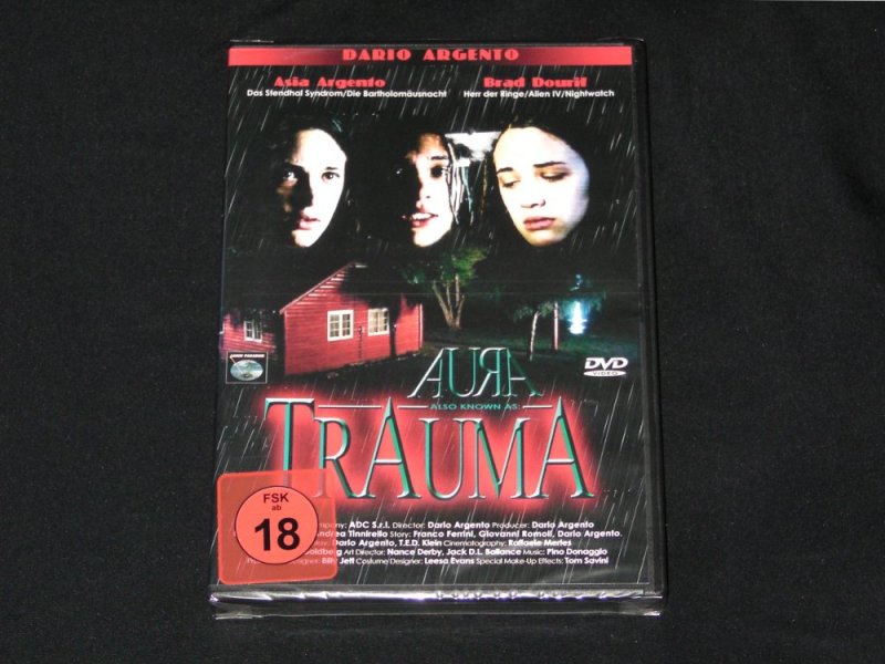 DVD - TRAUMA - AURA - Horrorfilm von Dario Argento - neu - OVP