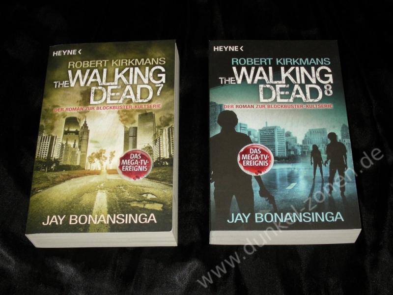 THE WALKING DEAD 1 2 3 4 5 6 7 8 - Zombie Romane Set - Endzeit Horror Taschenbücher TBs